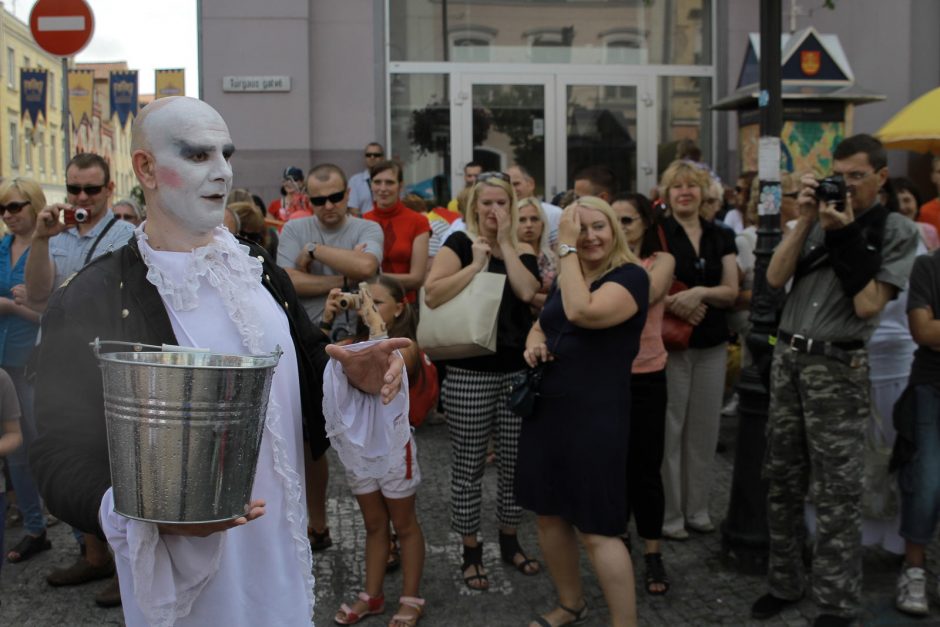 Aktorių pasirodymai įtraukė klaipėdiečius