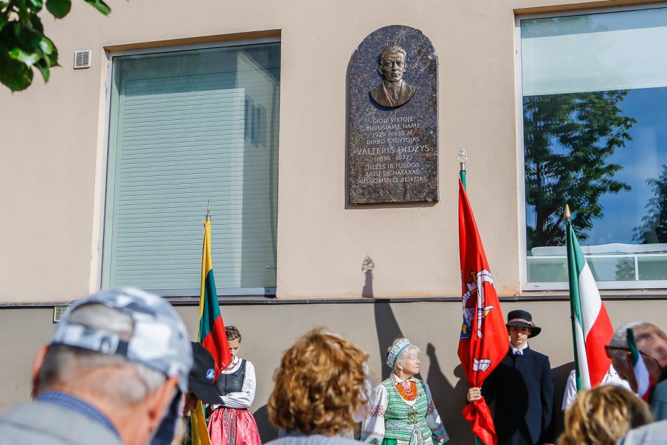 Atidengta atminimo lenta V. Didžiui