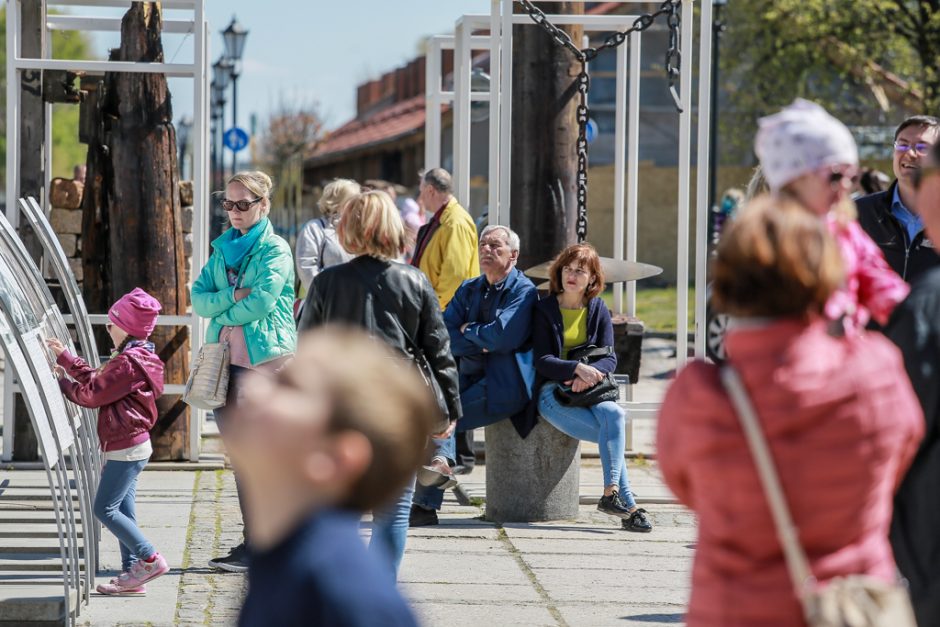 Uostamiesčio simbolis „Meridianas“ išskleidė bures