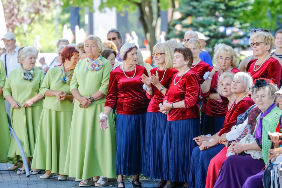 Prie „Žvejo“ paminklo sukosi šokėjai