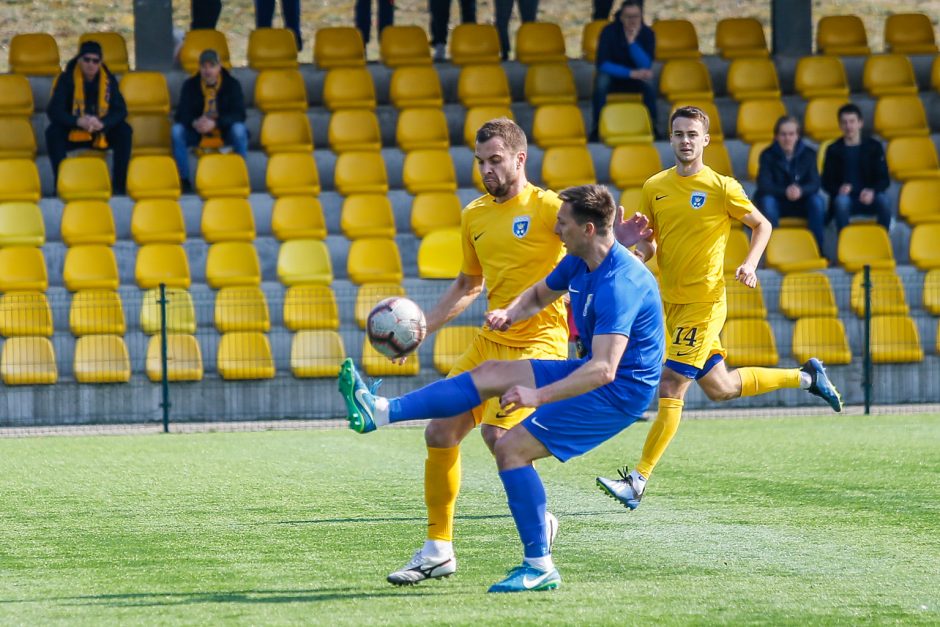 „Palangos“ futbolininkai įveikė Klaipėdos „Atlantą“