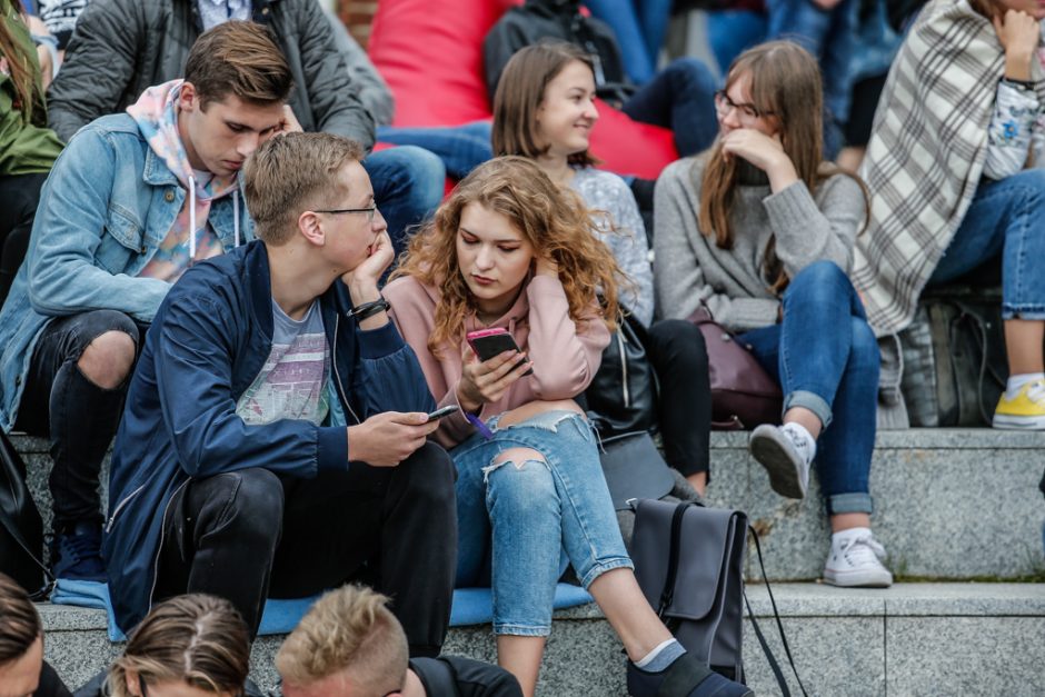 Mokslo metų pradžia – su J. Jankevičiumi ir V. Grubliausku