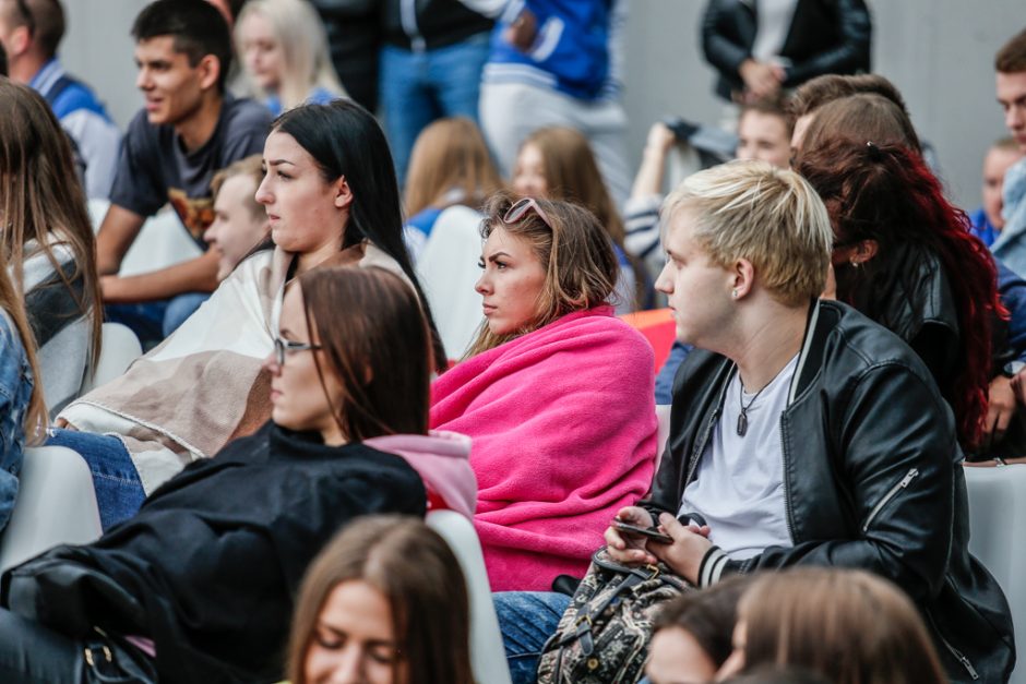 Mokslo metų pradžia – su J. Jankevičiumi ir V. Grubliausku