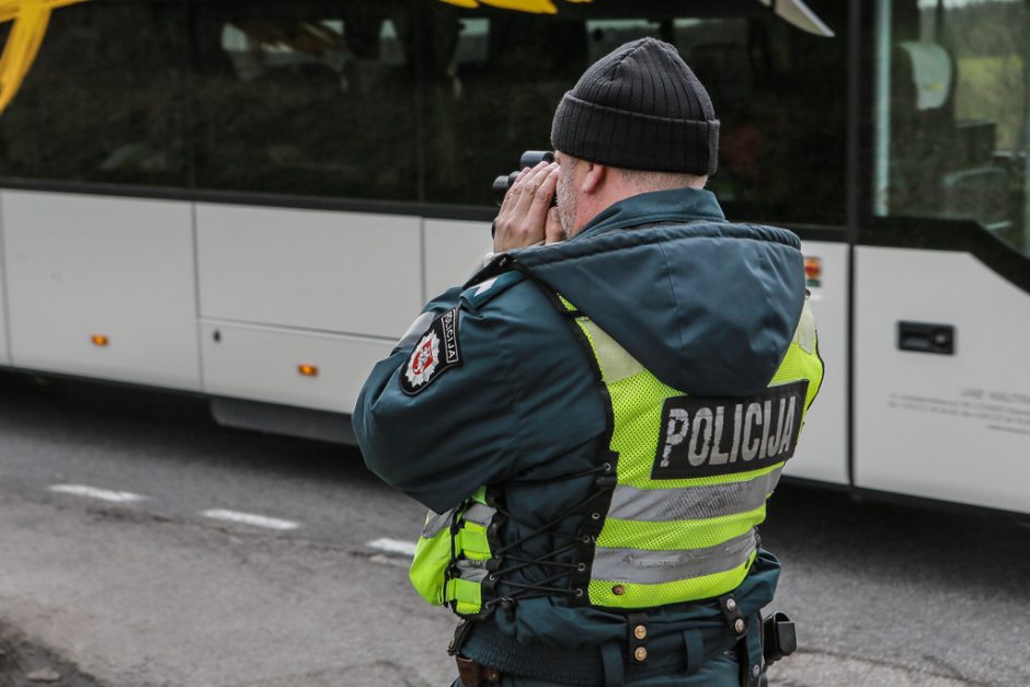 Klaipėdos kelių patruliai medžiojo pažeidėjus