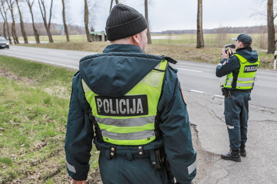 Klaipėdos kelių patruliai medžiojo pažeidėjus