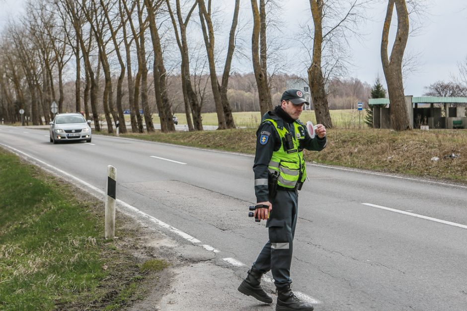 Klaipėdos kelių patruliai medžiojo pažeidėjus