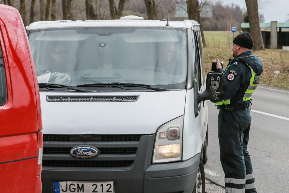 Klaipėdos kelių patruliai medžiojo pažeidėjus