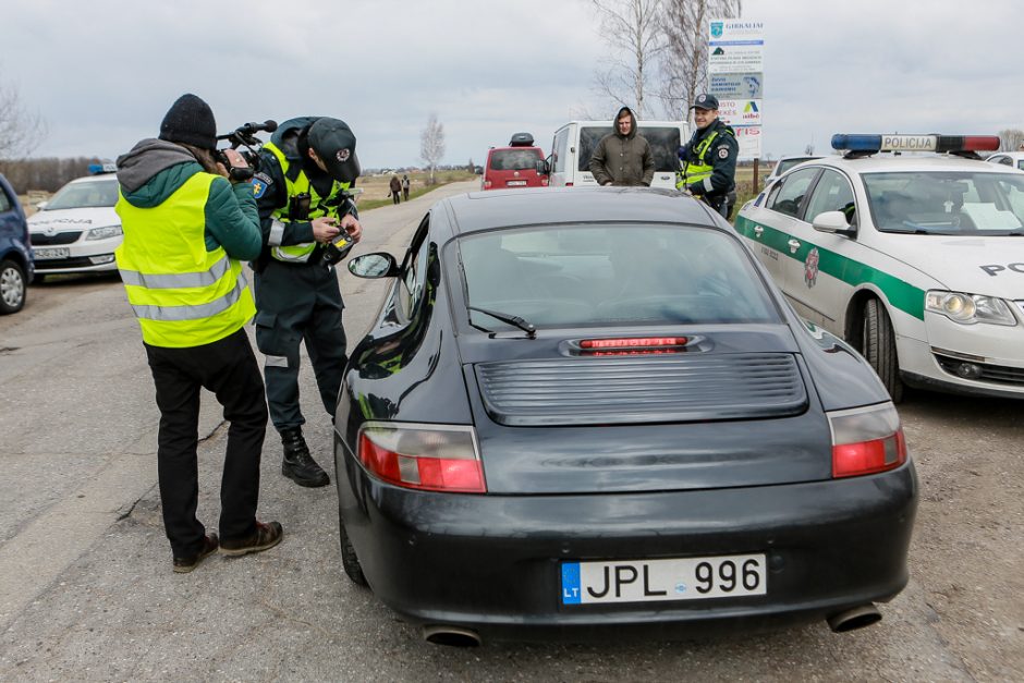 Klaipėdos kelių patruliai medžiojo pažeidėjus