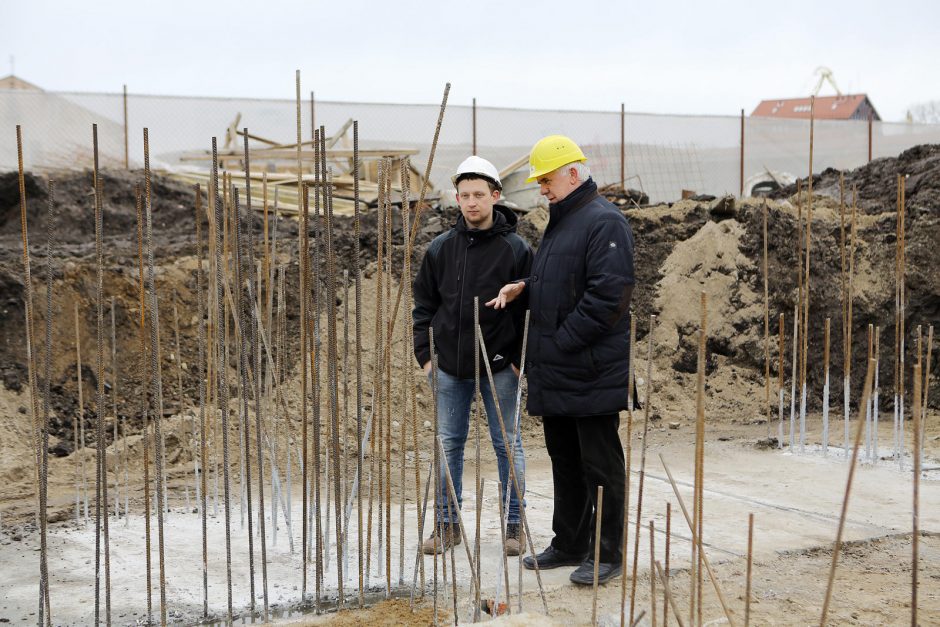 Piliavietėje jau atlikta trečdalis statybos darbų