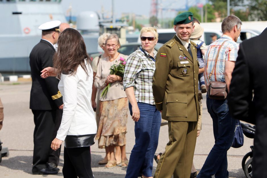 Iš misijos Somalyje – į namiškių glėbį