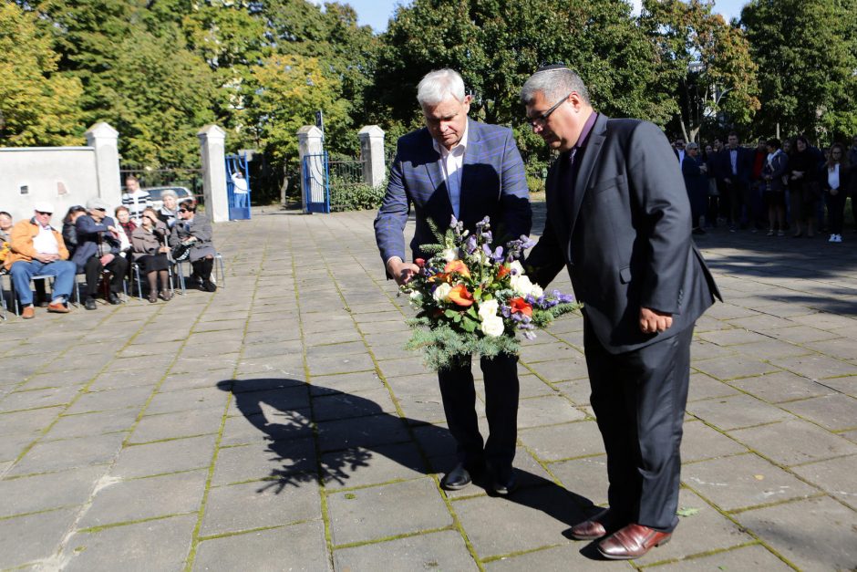 Klaipėdoje pagerbtas Lietuvos žydų genocido aukų atminimas