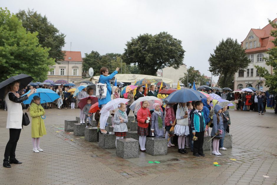 Mokslo ir žinių diena pažymėta lietumi