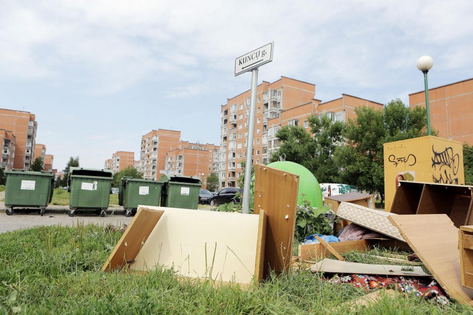 Klaipėdiečiams jau įgriso išmėtytos šiukšlės