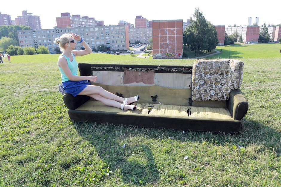 Ant  I. Simonaitytės kalno – „apžvalginė sofa“