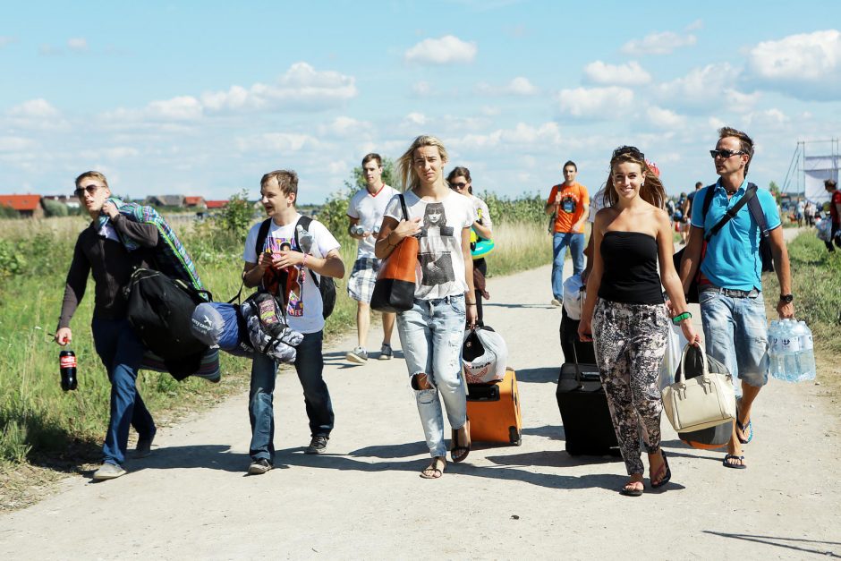 Karklėje tvarkos žiūri didžiulis būrys pareigūnų