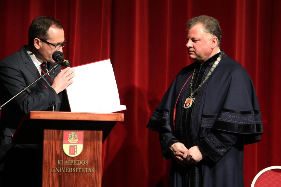 Klaipėdos universitetui – sveikinimų lavina