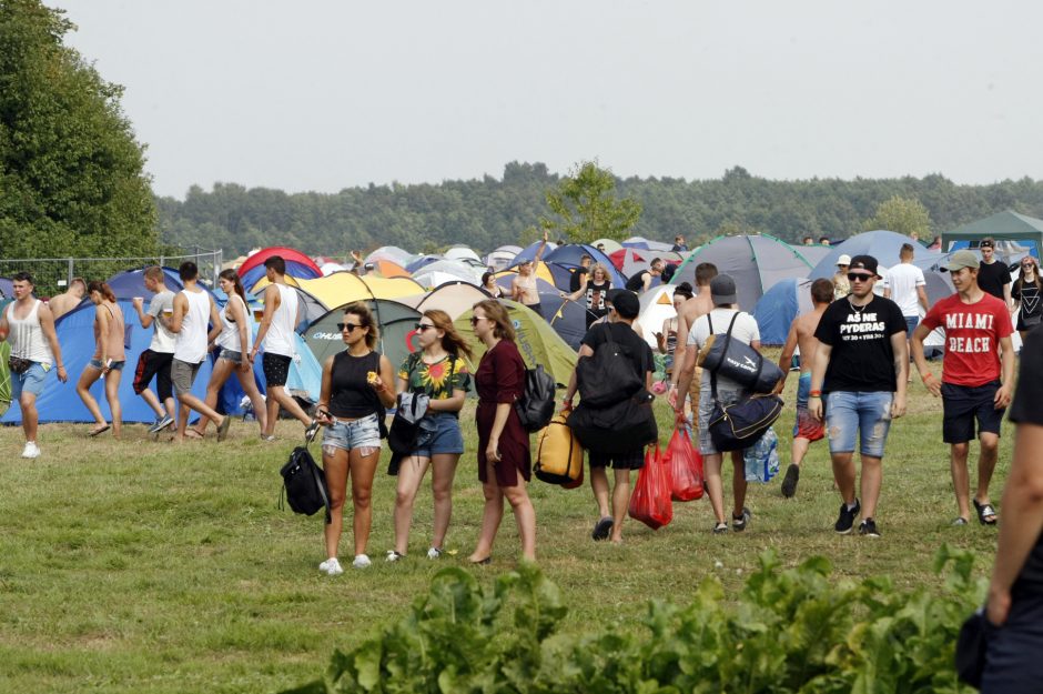 Karklėje – festivalininkų apgultis