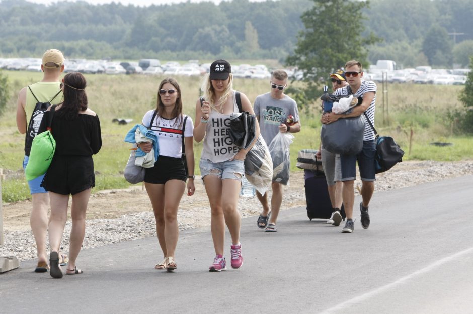 Karklėje – festivalininkų apgultis