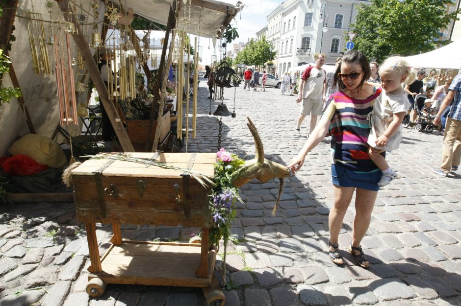 Joninių mugė paskendo žolynuose