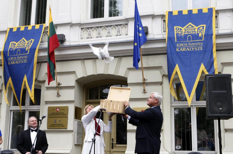 Jūros šventės sostinėje jau plazda karališka vėliava