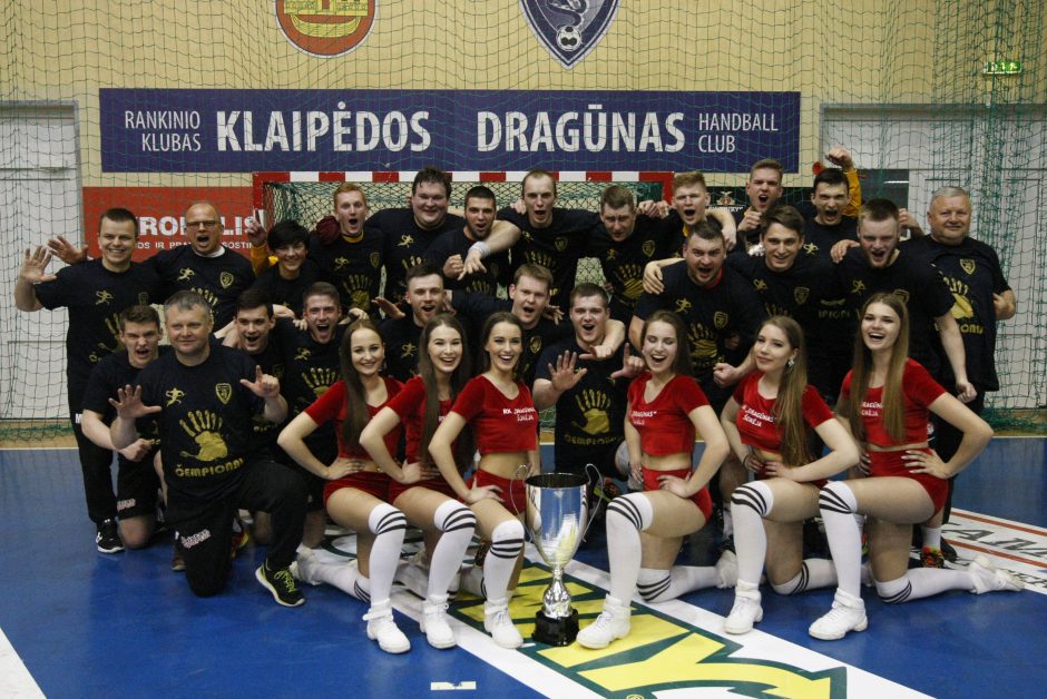 „Dragūno“ rankininkai tapo Lietuvos čempionais