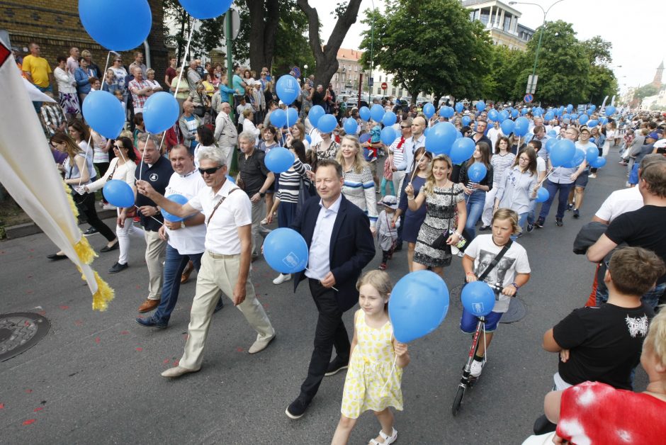 Jūros šventės eisena – elegantiška ir spalvinga