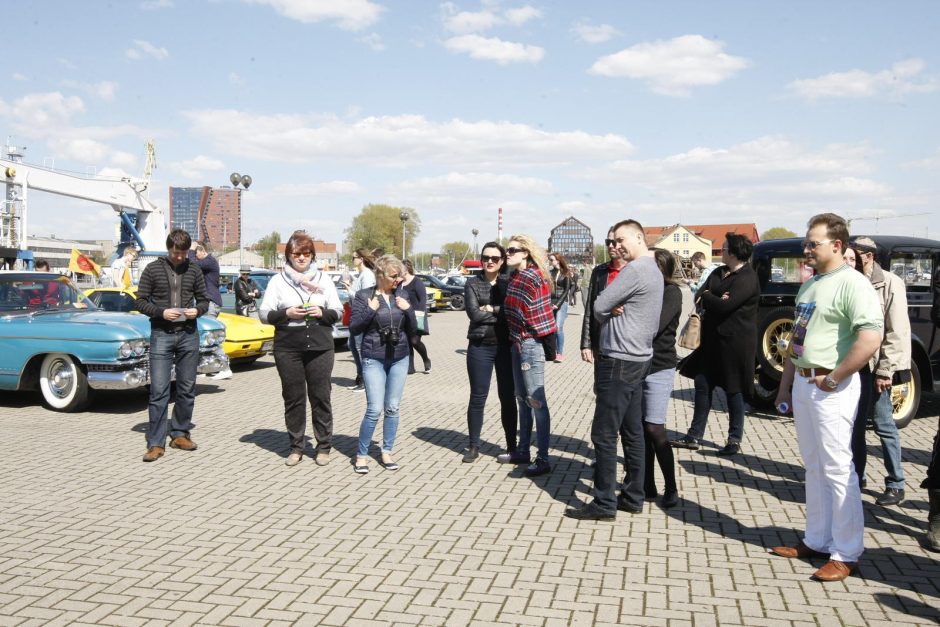 Klaipėdos gatvėse – išskirtiniai automobiliai