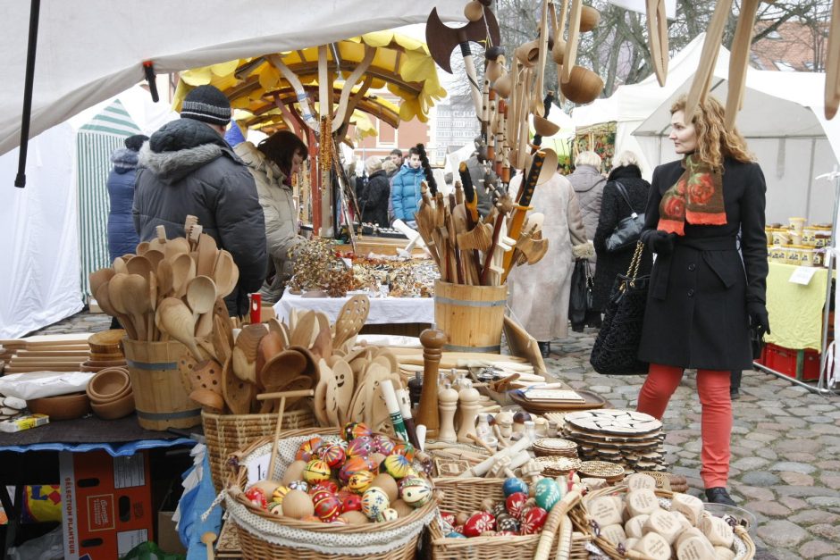 Senamiestį užtvindė Kaziuko mugė