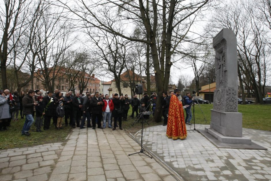 Armėnai genocidą įamžino paminklu