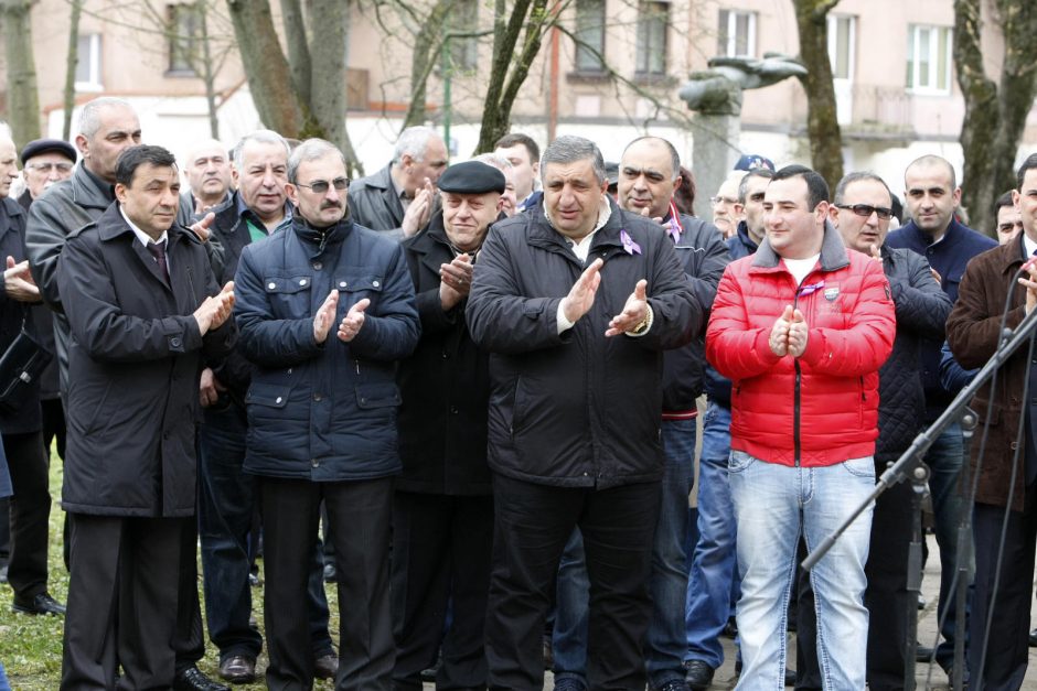 Armėnai genocidą įamžino paminklu