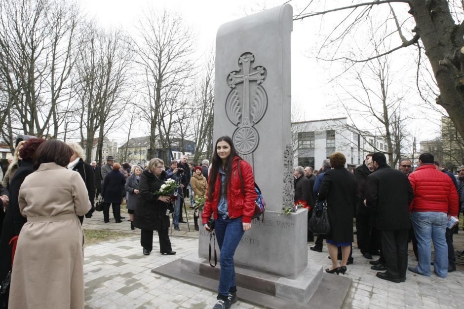 Armėnai genocidą įamžino paminklu