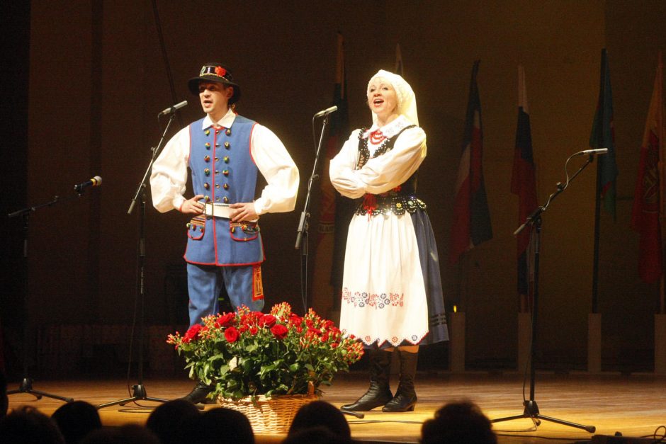 Folkloro koncerte tautinėms mažumoms – armėnų, lenkų, ukrainiečių, totorių dainos