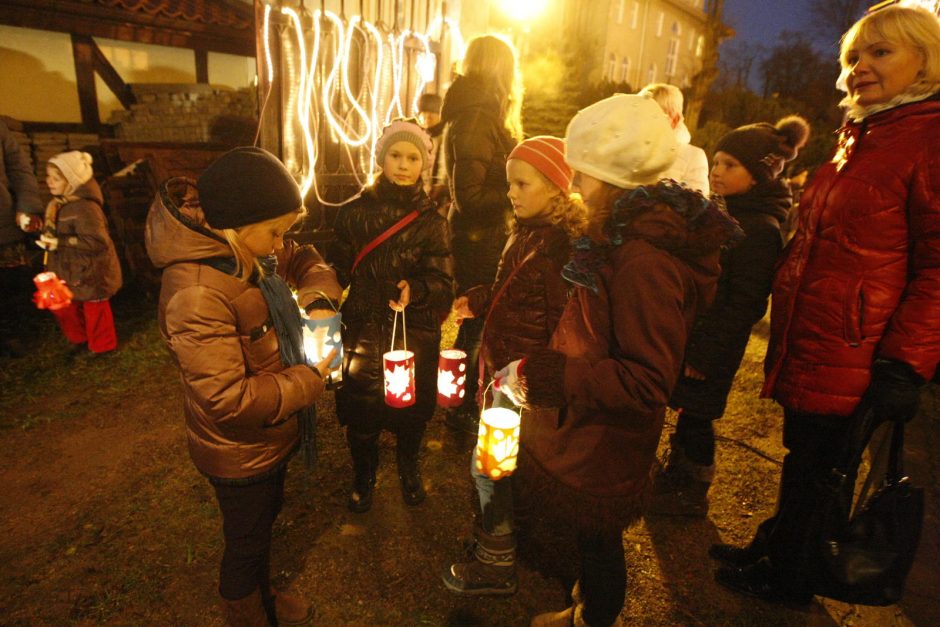 Klaipėdą nušvietė Martyno žibintų eisena