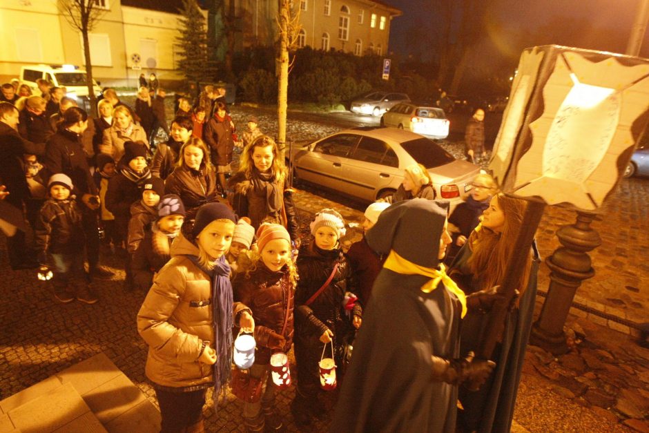 Klaipėdą nušvietė Martyno žibintų eisena