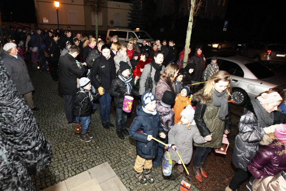 Klaipėdą nušvietė Martyno žibintų eisena