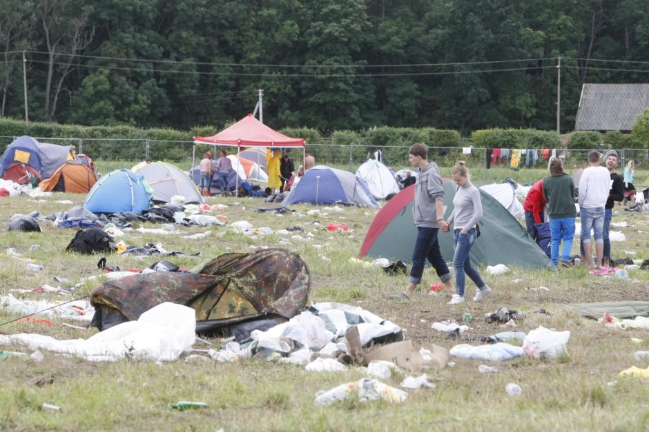 Karklės festivalio dalyviai traukia namo