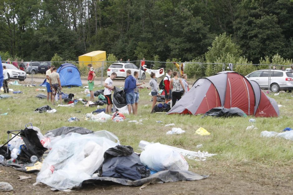 Karklės festivalio dalyviai traukia namo