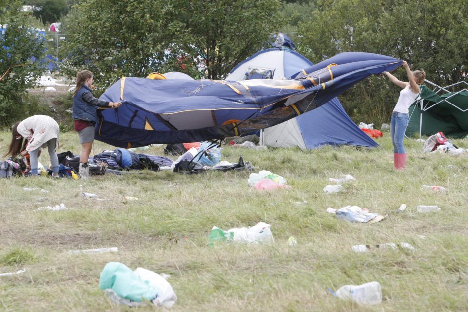 Karklės festivalio dalyviai traukia namo