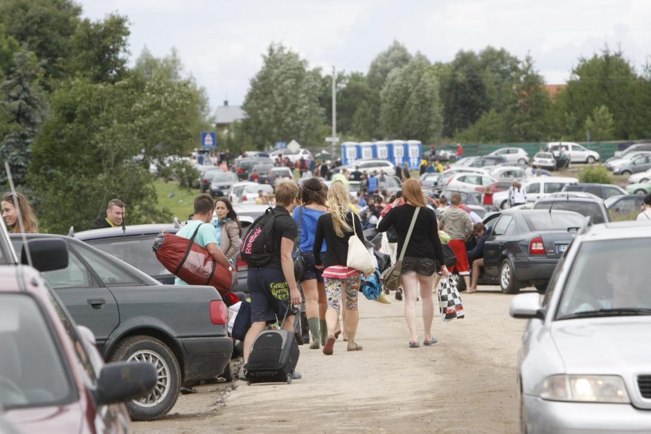 Karklės festivalio dalyviai traukia namo