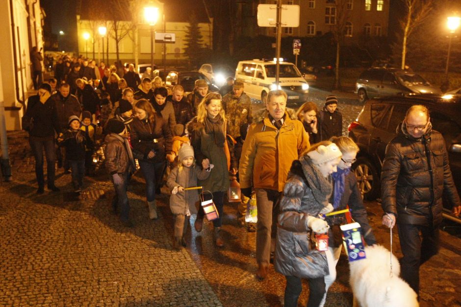 Klaipėdą nušvietė Martyno žibintų eisena