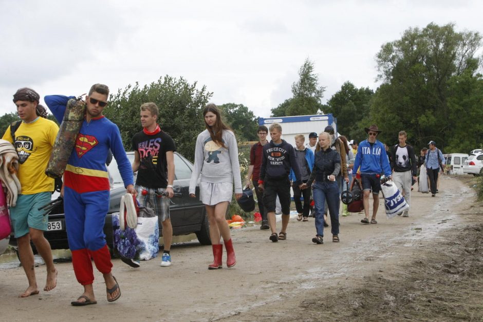 Karklės festivalio dalyviai traukia namo