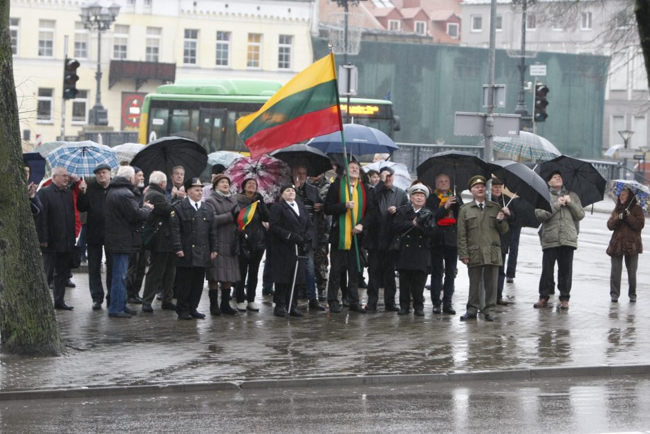 Vėliavos pakėlimas Klaipėdoje