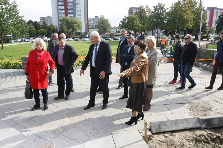 Pietinėje miesto dalyje – permainos