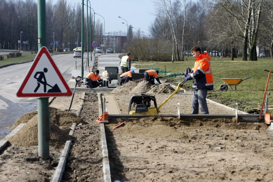 Ant šaligatvio nebeliks pelkės