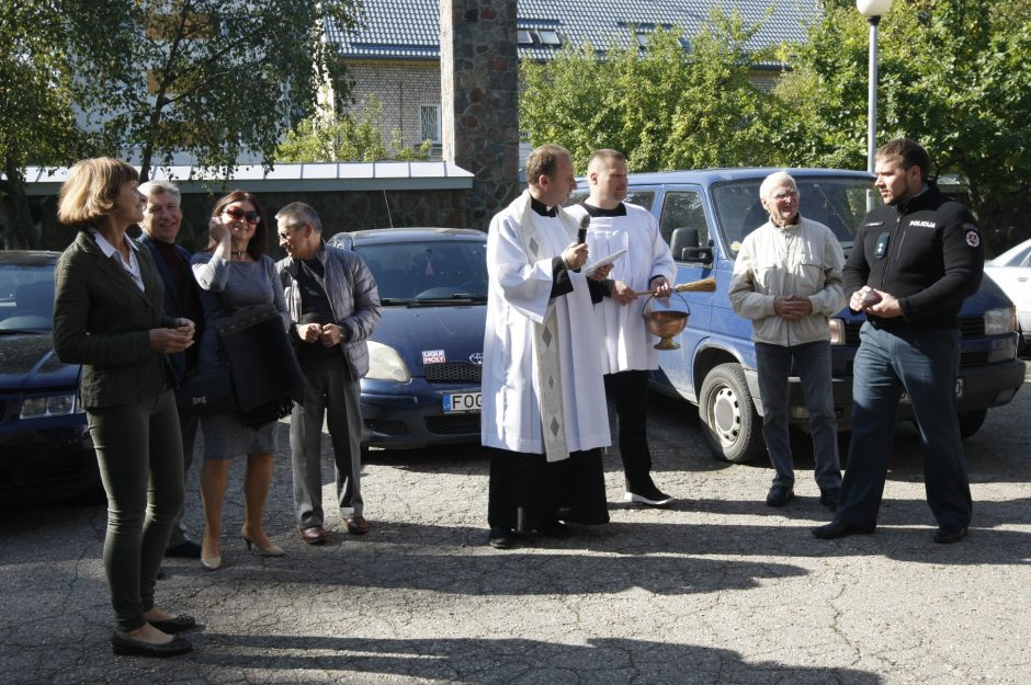 Vairuotojų ir keliautojų dieną šventino transporto priemones