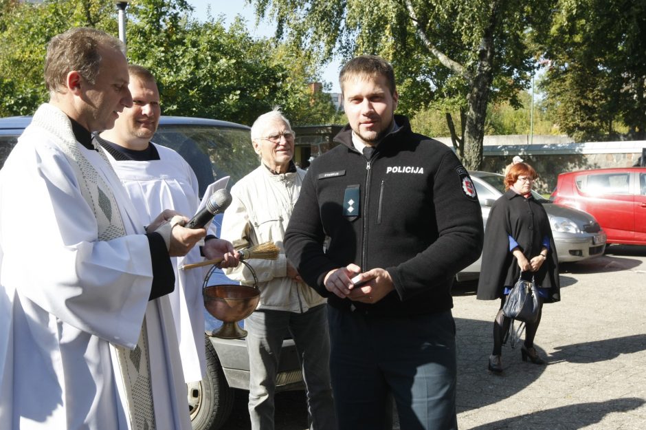 Vairuotojų ir keliautojų dieną šventino transporto priemones