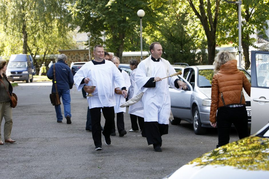 Vairuotojų ir keliautojų dieną šventino transporto priemones