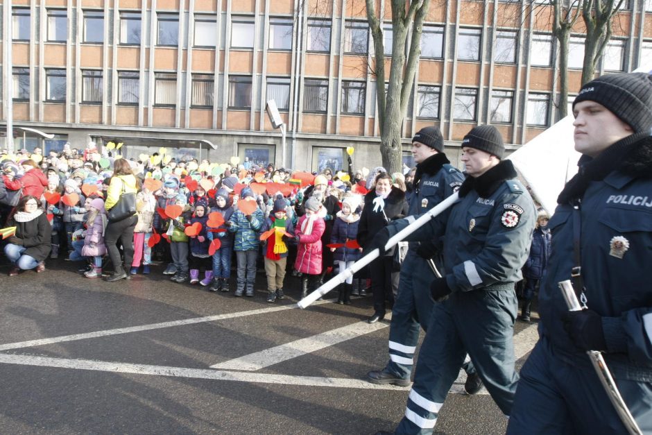 Klaipėdiečiai pakiliai šventė Vasario 16-ąją