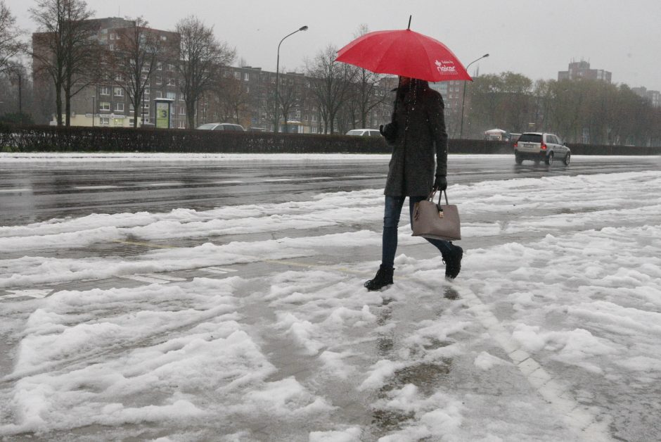 Klaipėda skęsta: užlieti kiemai, sugedusios mašinos (draudikų komentarai)