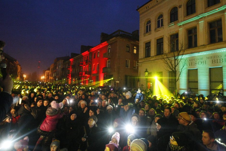 Klaipėdos šviesų festivalio atidarymas